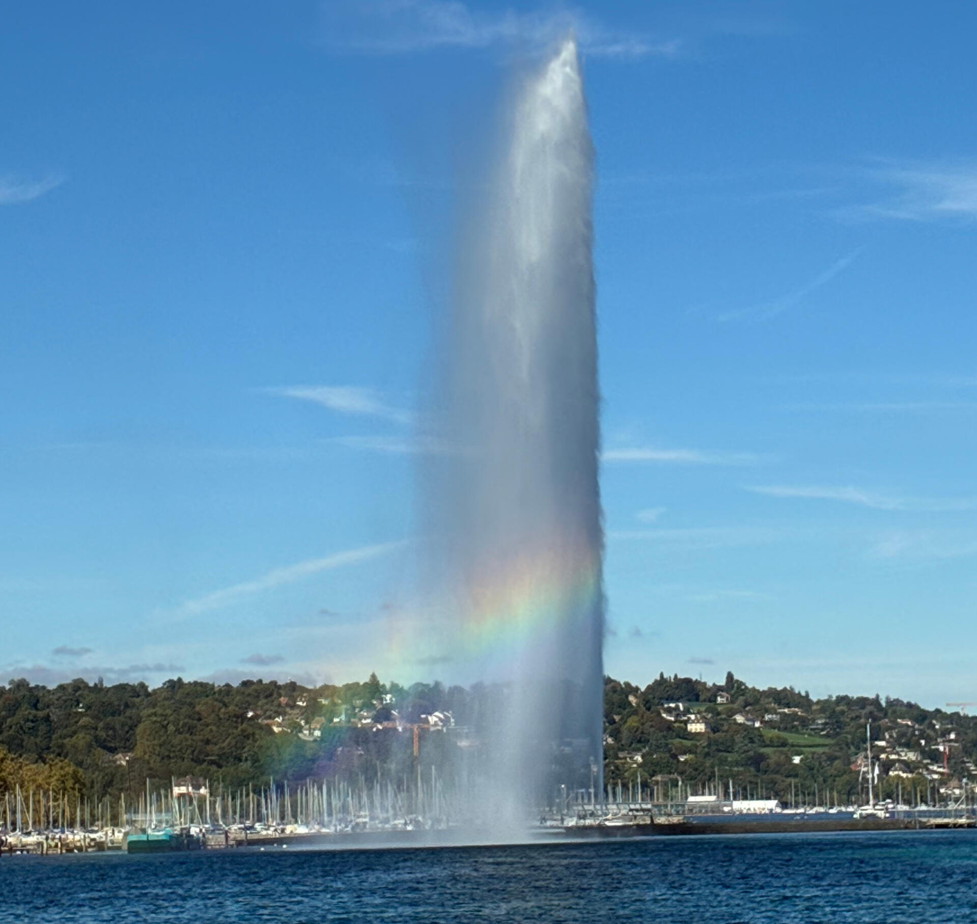 Genève Le jet d'eau de Genève